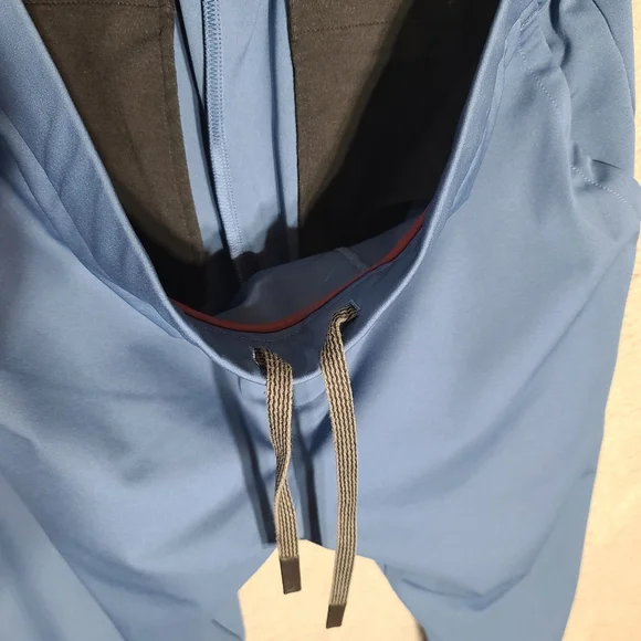 Bonobos Blue Joggers with Tapered Fit and Elastic Waistband - Picture 4 of 8